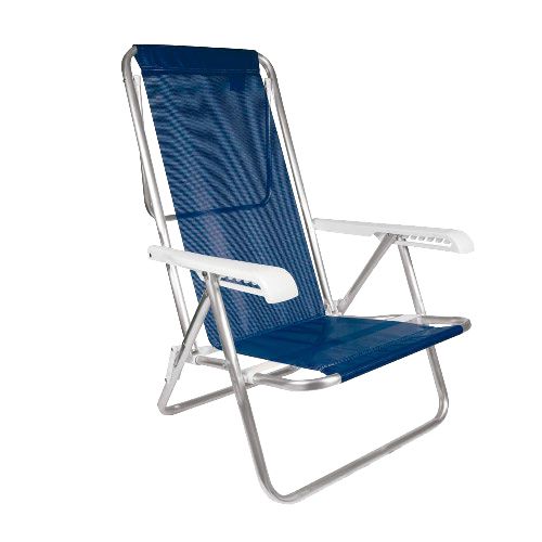 SILLA RECLINABLE 8 Posc.ALUMINIO **MOR**