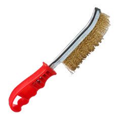 CEPILLO METALICO CURVO BRONCEADO